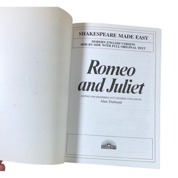 Shakespeare Made Easy Romeo & Juliet Modern English Side-By-Side Full Original - Picture 7 of 9